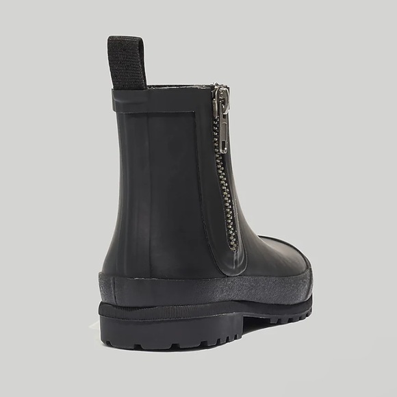 MADEWELL Rubber black chelsea Rain Boots women’s size 7 new - Picture 9 of 15
